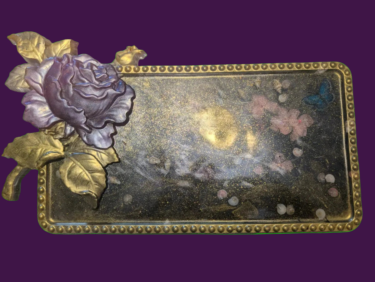 Large Rose Trays