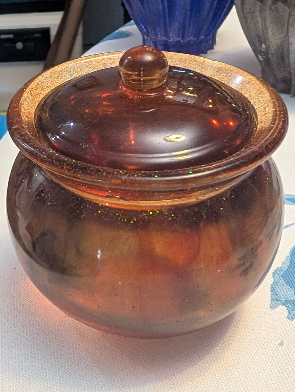 Pequeño tarro de recuerdo