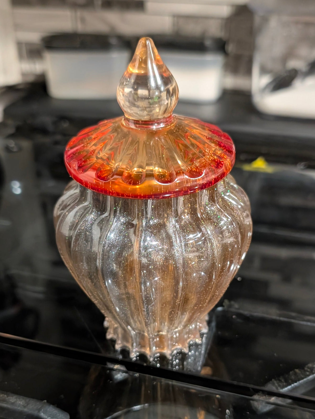 Scalloped Edge Jar