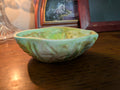 Resin Trinket Bowl in Soft Sage & Gold Swirls