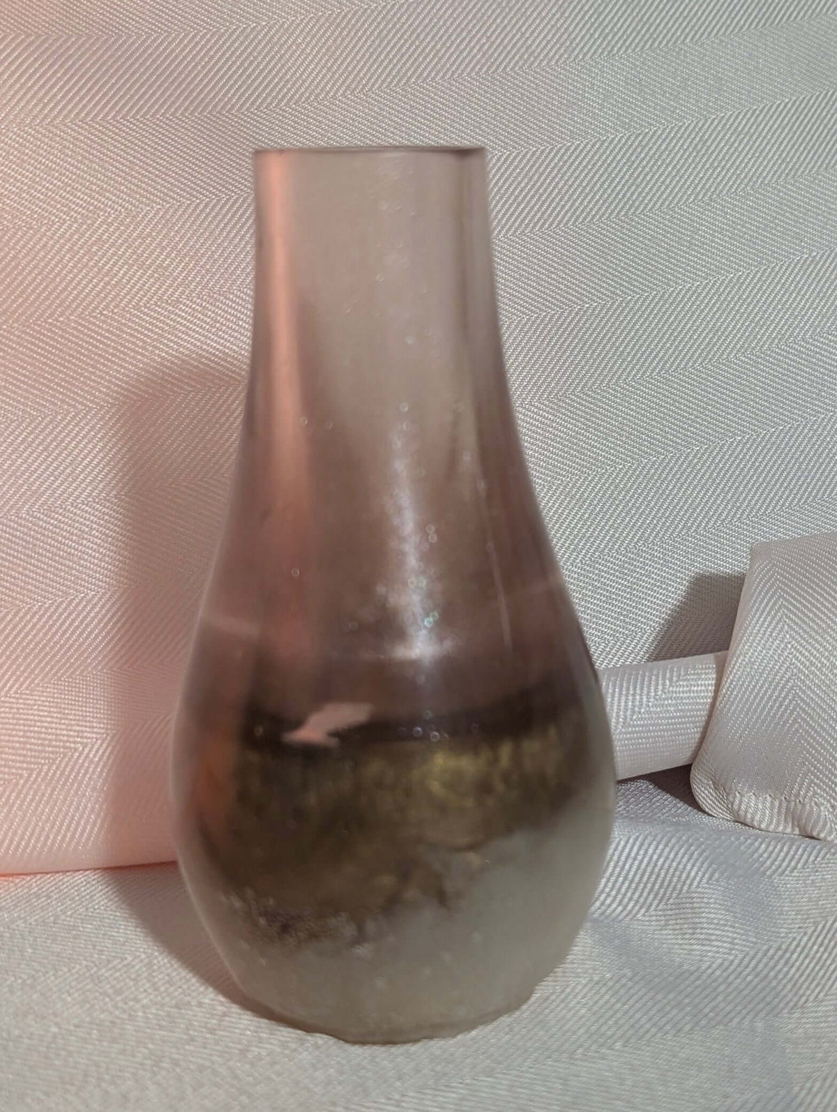 Handcrafted Frosted Resin Bud Vase