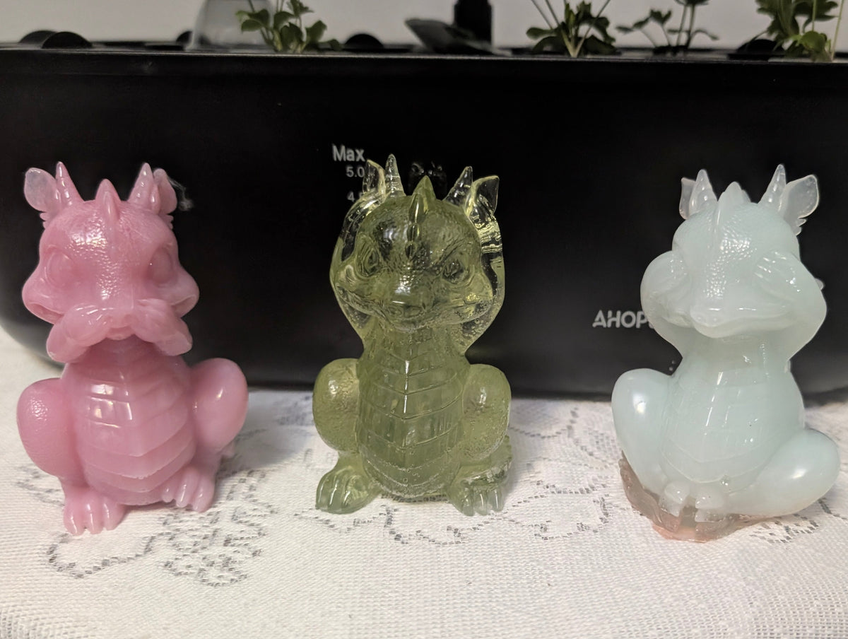 Hear See Speak No Evil Dragons 3-Piece Set