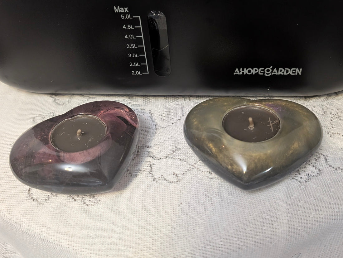 Heart Tealight Holders – Pair