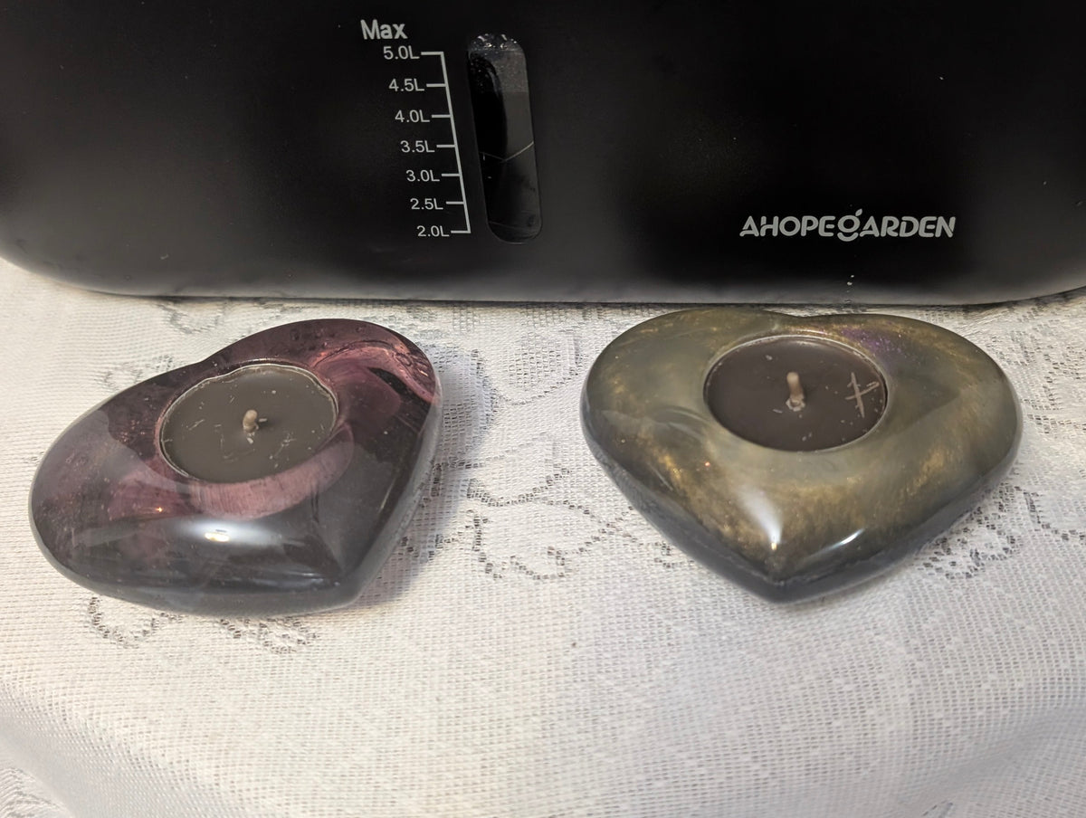 Heart Tealight Holders – Pair