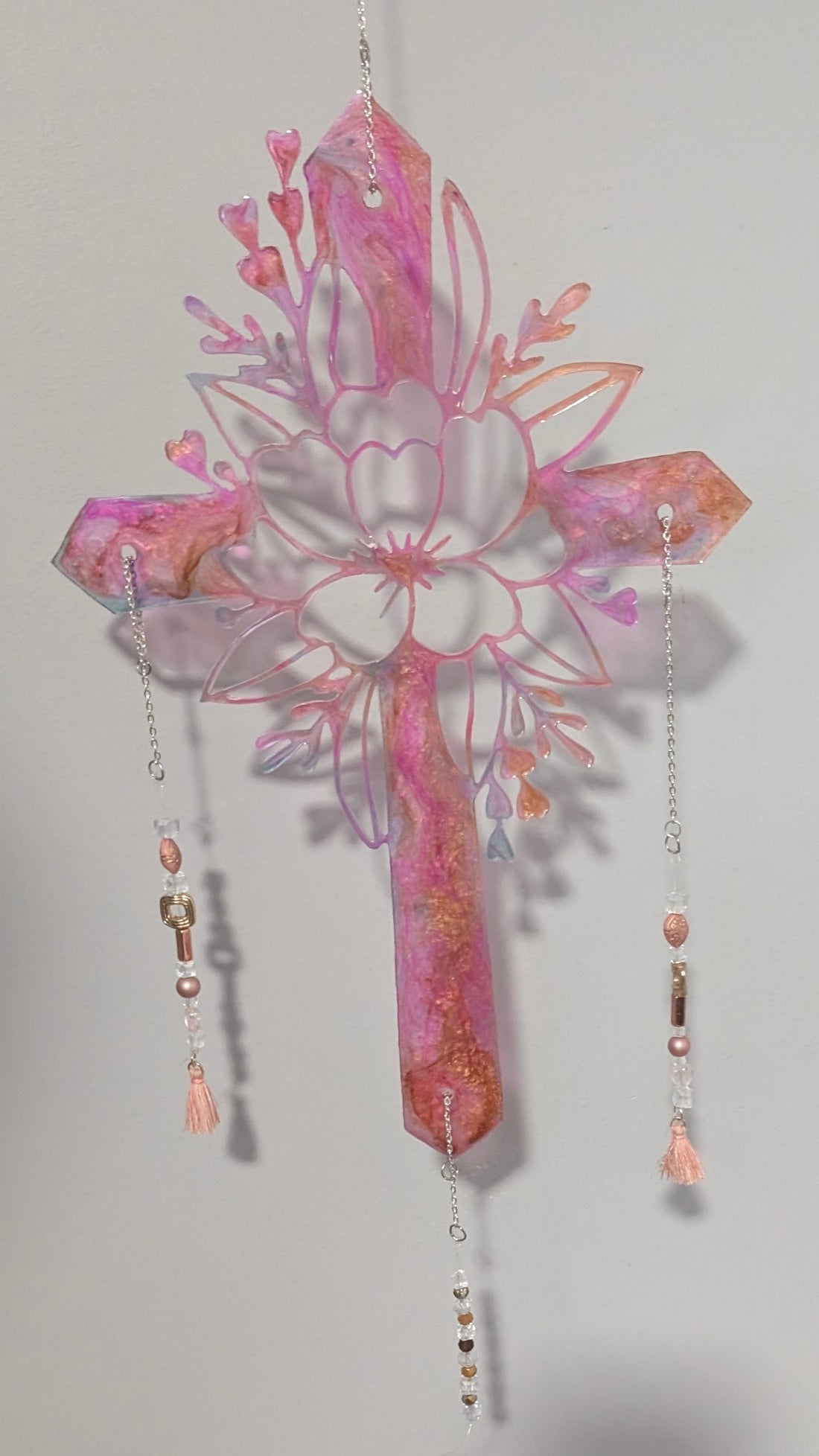 Grace &amp; Beads – Handmade Resin Cross Wall Décor